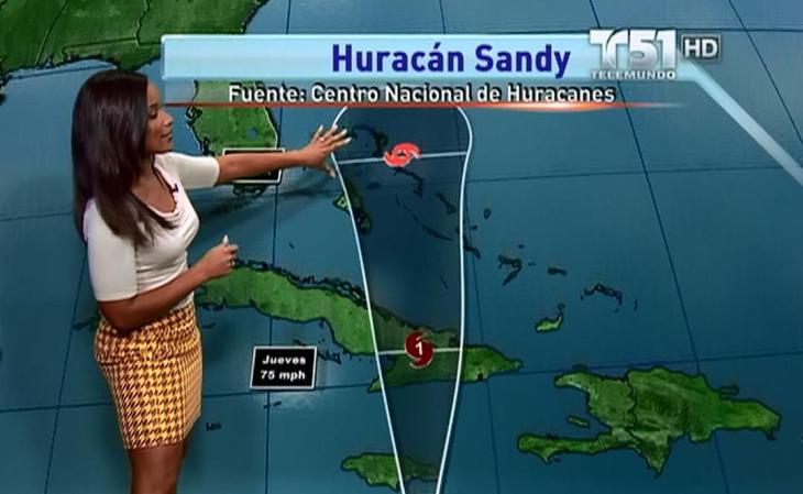Una vez cruce Cuba Sandy pondrá su rumbo hacia el norte noreste, afectando a las Bahamas.