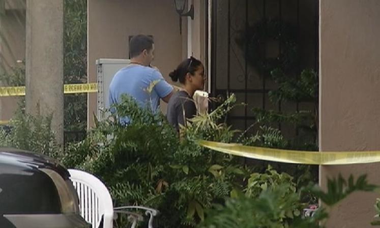 Imágenes posteriores a un tiroteo que tuvo lugar en el barrio de Westchester cerca de la Universidad Internacional de la Florida.