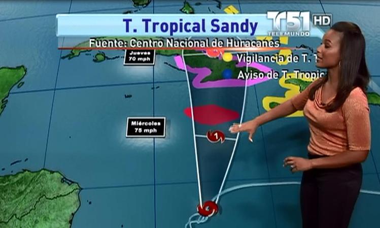 Se pronostica que este sistema pierda fuerza al chocar con Jamaica, pero podría recobrarla tras su paso por esa isla, una vez enfile hacia Cuba.