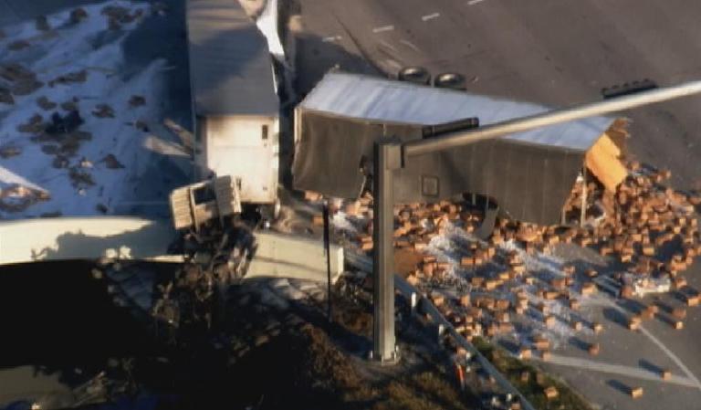 El accidente ocurrió antes de las 7 a.m.