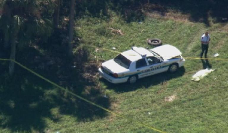 Imágenes tomadas desde el helicóptero de Telemundo 51 del lugar donde un policía de Broward ha resultado herido en un tiroteo.