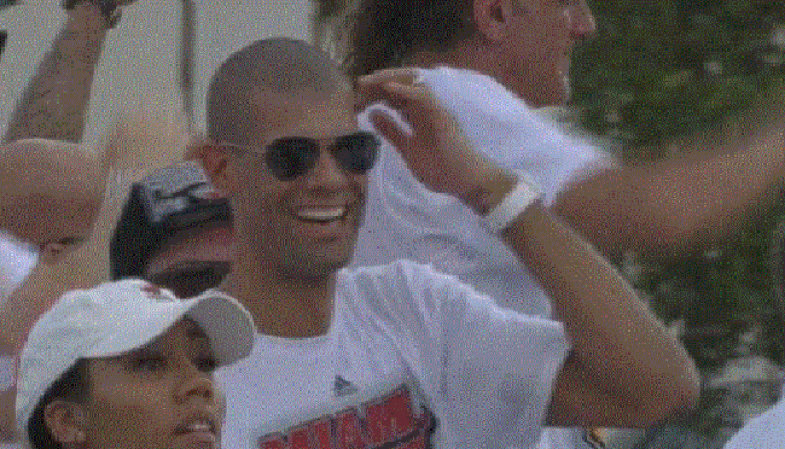Magistral desfile de la victoria de los campeones Miami Heat