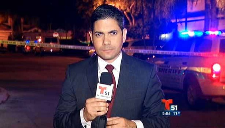 El reporterto David Rodriguez, de Telemundo 51 estuvo en la escena reportando lo sucedido y conversando con los vecinos.