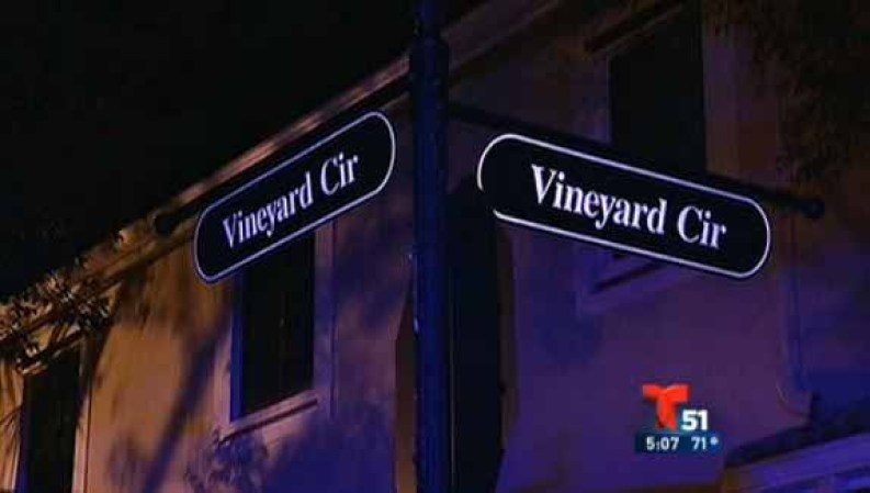 Vivienda donde fueron hallados los cadáveres de la madre y el hijo.