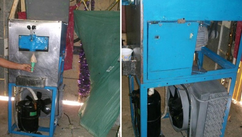 Vendo Maquina de hacer helados<br />Equipo Aleman Monofacico