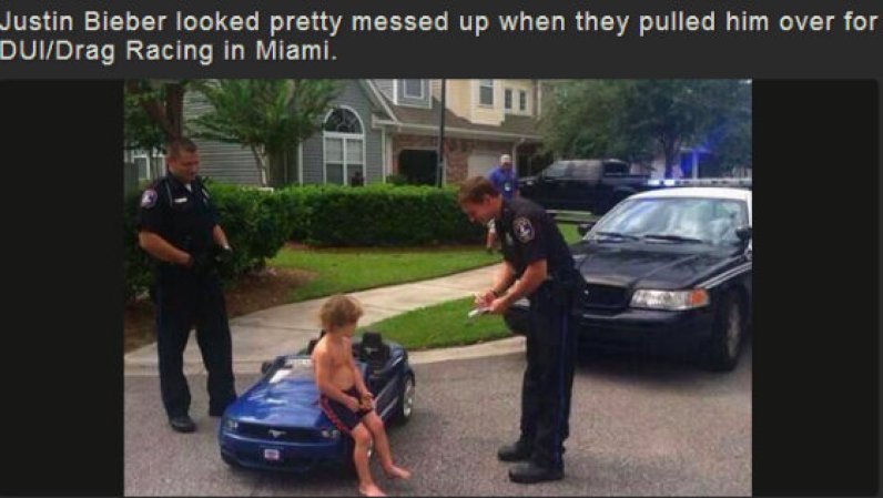 Las redes sociales han comenzado a hacer humor con el encarcelamiento de Justin Bieber, con unos divertidos Memes.