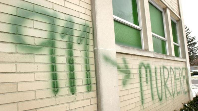 El vandalismo también es muy común en esta ciudad.