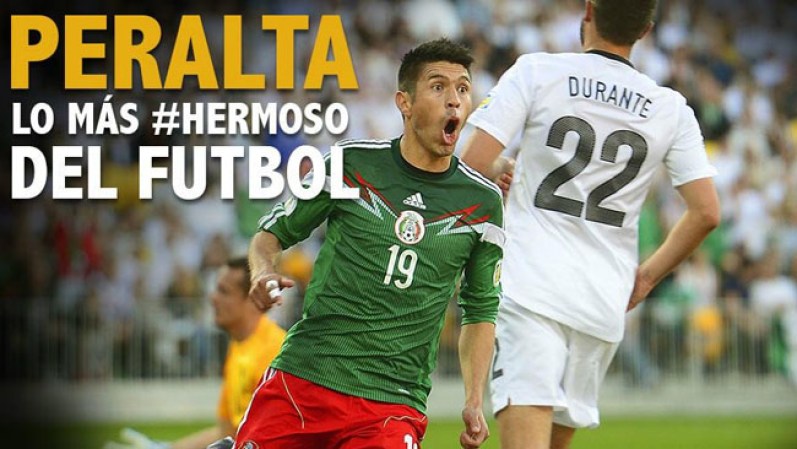 El mexicano Oribe Peralta es uno de los protagonistas de los memes del partido.