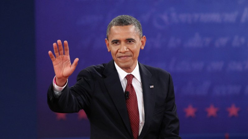 Obama después comenta que Romney no tiene un plan de cinco puntos, sino que tiene un plan de un solo objetivo, afirmando que es "hacer mucho dinero y pagar pocos impuestos."
