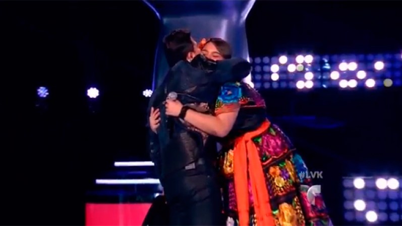 La niña conquistó a los tres coaches con “La Bamba”, pero al final decidió irse con Roberto Tapia.