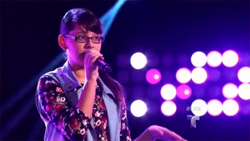 Karina Tirado, de 12 años, y proveniente de Humacao, Puerto Rico, nació con una condición conocida como neumotórax, y pensaban que no podría hablar.