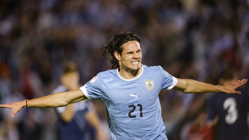Edinson Cavani, jugador uruguayo del Paris Saint German.