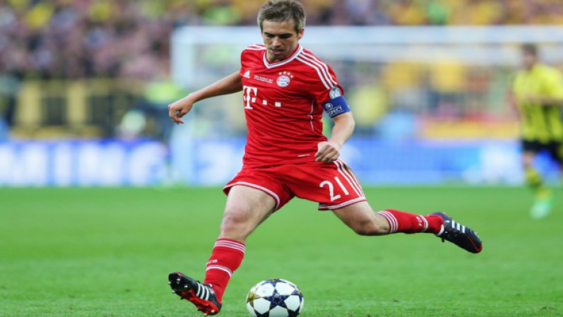 Philipp Lahm, lateral alemán del Bayern Munich.