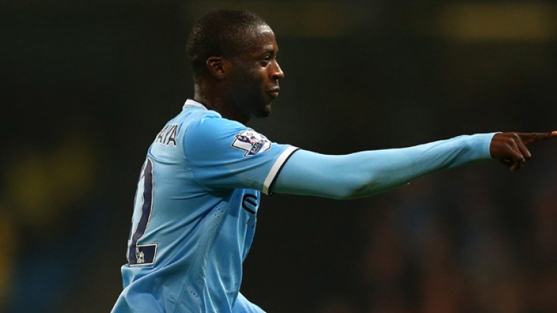 Yaya Touré, jugador del Manchester City y de la selección de Costa de Marfil.