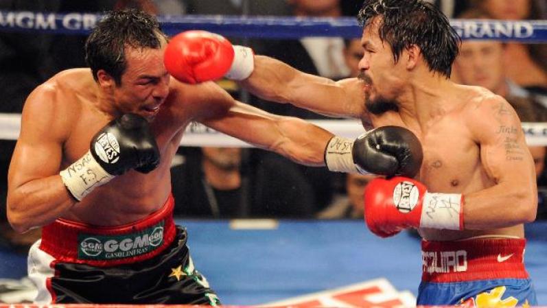 Juan Manuel Marquez vs. Manny Pacquiao - La pelea entre estos boxeadores fue sin duda el evento del pugilismo del año que termina, este encuentro genero la mayor polémica por la forma en que los jueces le acreditaron la victoria a un desconcertado Manny que sabía que su derrota era inminente.