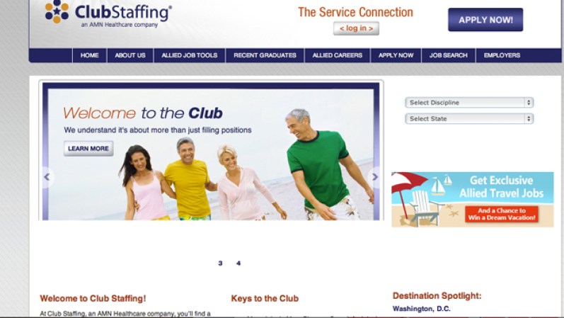 Club Staffing <br />Industria: Salud<br /><br />Puestos de trabajo: Sonógrafos, Fisioterapeutas, Técnicos de Laboratorio<br /><br />Las plazas son para: California, Florida, Texas
