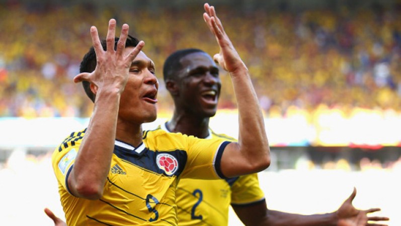 14 de junio 2014 -- Colombia celebró su regreso a un Mundial tras 16 años de ausencia con una clara victoria por 3-0 ante Grecia, el mejor desempeño en un debut tras sus presentaciones en Chile'62, Italia'90, EEUU'94 y Francia'98.
