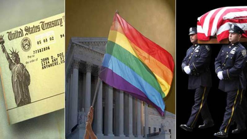 Decisiones de la Corte Suprema de EEUU, hacen posible que personas del mismo sexo que se casen en un estado que apruebe los matrimonios gay, ahora tengan protección a nivel federal. Aquí varios de estos beneficios.