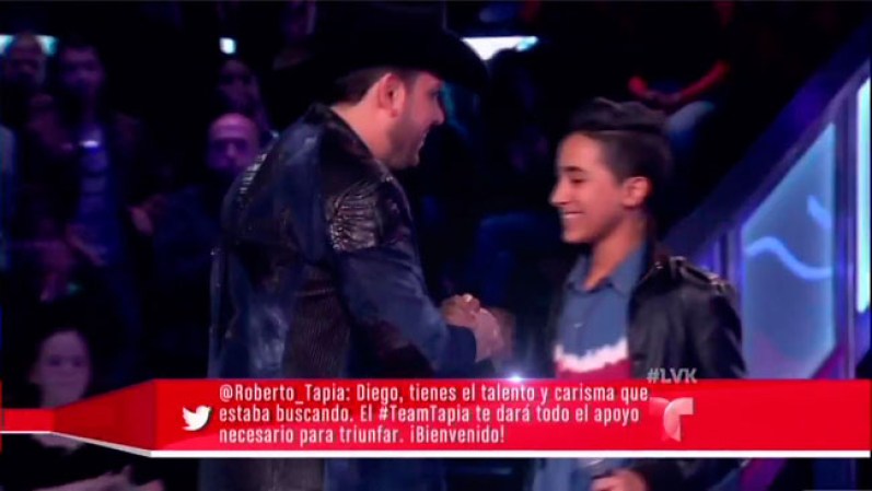 El niño logró ser reclutado por Team Tapia.
