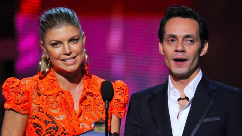 Fergie y Marc Anthony presentaron juntos una de las categorías de la noche.