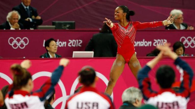 A los 14 años, Douglas se mudó de su casa en Virginia Beach, Virginia, a vivir con una familia en West Des Moines, Iowa, por lo que empezó a entrenar con Liang Chow, quien fue el entrenador del ex campeón mundial y olímpico, Shawn Johnson, medallista en los Olímpicos de Atlanta, 1996.