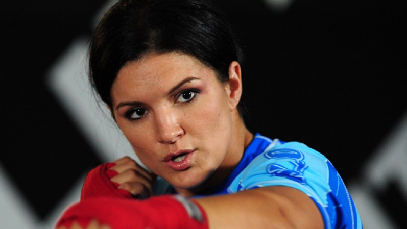 Gina Carano: La modelo y estrella de las artes marciales mixtas, nacida en Texas, es otra de las atletas que adorna la reciente edición de “The Body Issue” de la revista “ESPN”.