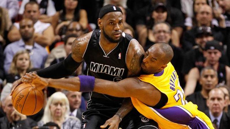 Muchos esperaban el duelo de James frente a Kobe Bryant.