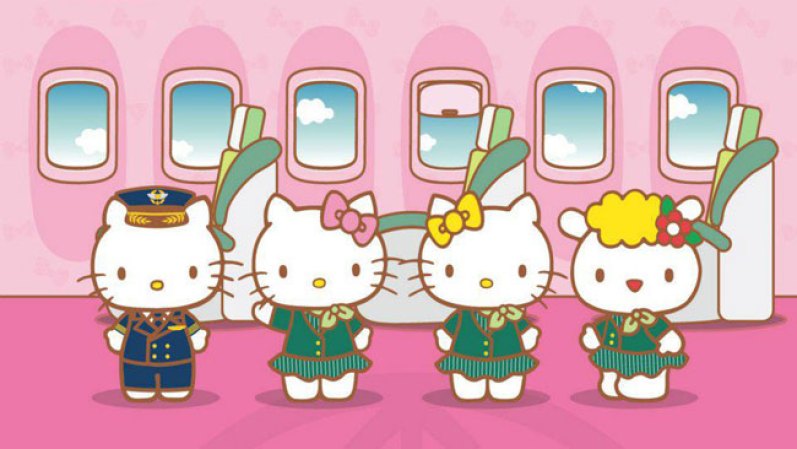 Esta combinación de dos empresas, Eva Air y Sanrio, dueña de Hello Kitty unen fuerzas para elevar sus ventas.
