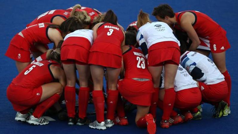 En la foto, las chicas belgas.