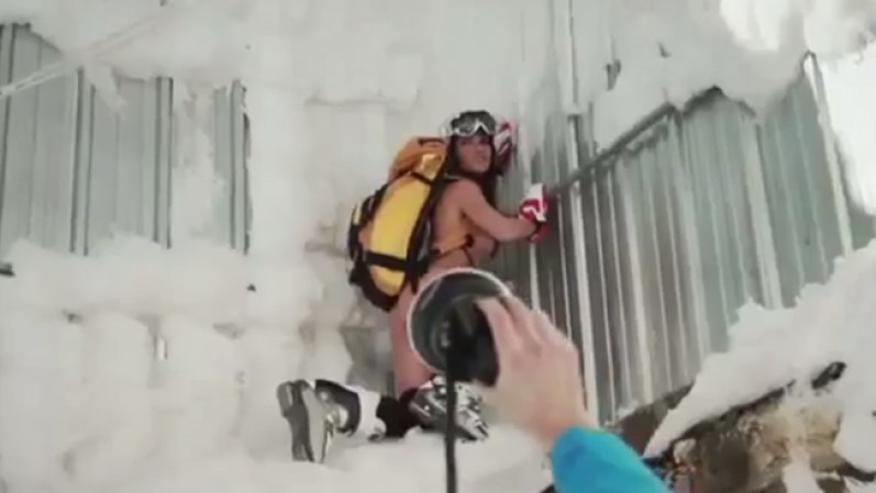Las imágenes son parte de un video producido por el único atleta representando a México en Sochi, Hubertus von Hohenlohe.