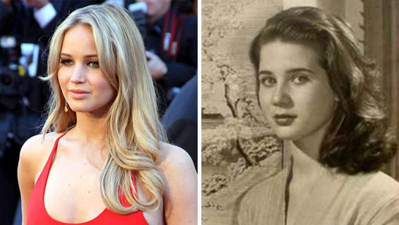 Jennifier Lawerence y la actriz egipcia Zubaida Tharwat