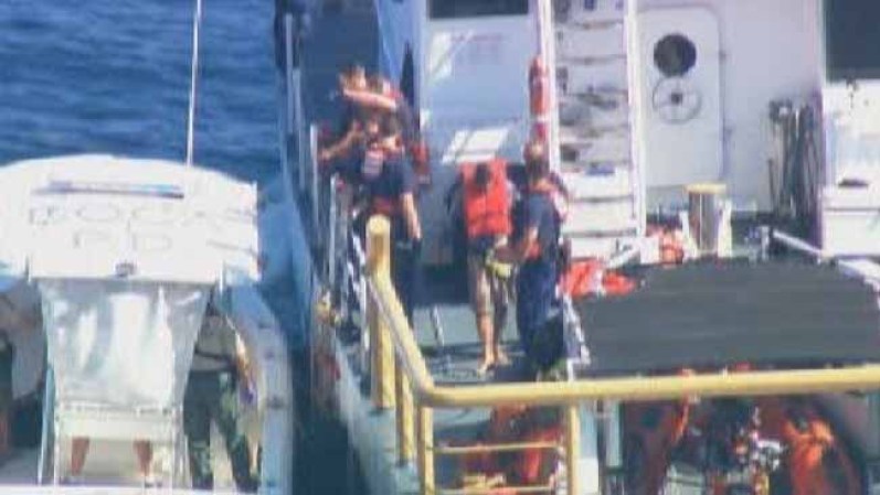 La Guardia Costera de los Estados Unidos ha capturado a 9 balseros cubanos: 6 hombre y 3 mujeres.