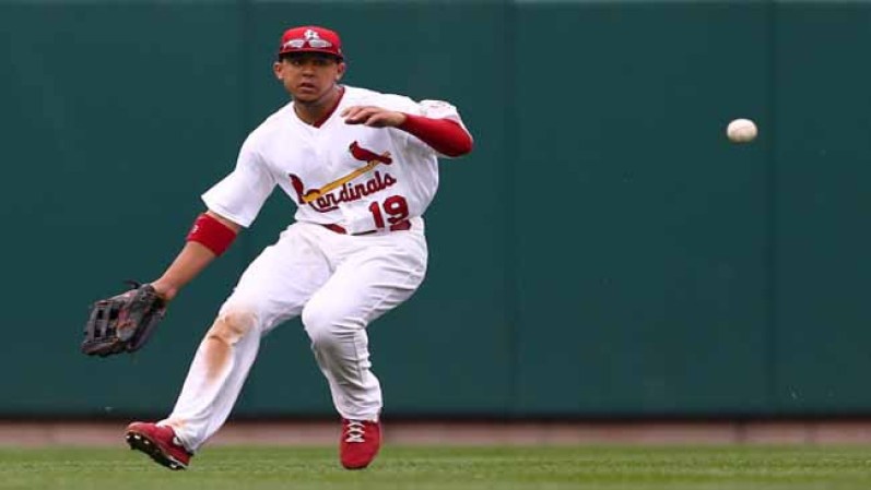 Jon Jay #19 de los Cardenales de St. Louis. Center Field. Gana esta temporada $524,000 de dólares. Nombre completo: Jonathan Henry Jay. Nació: 3/15/1985 en Miami, FL.