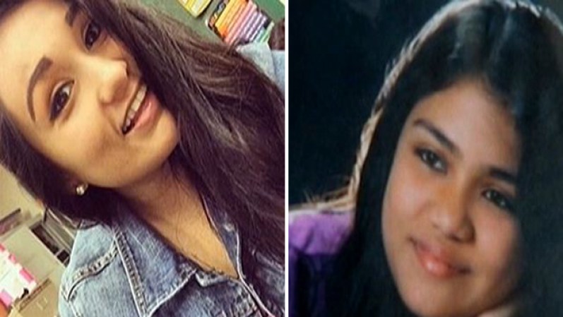 Carolina Agreda y AnaPaula Saldaña, de 17 años. Muertas en el acto.