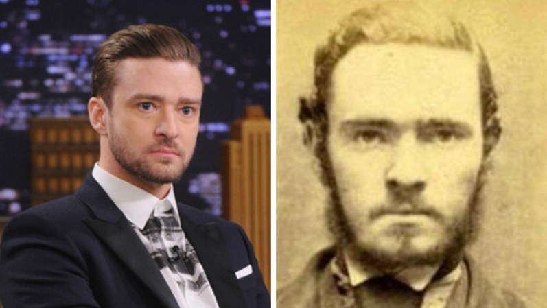 Justin Timberlake y este criminal del pasado.