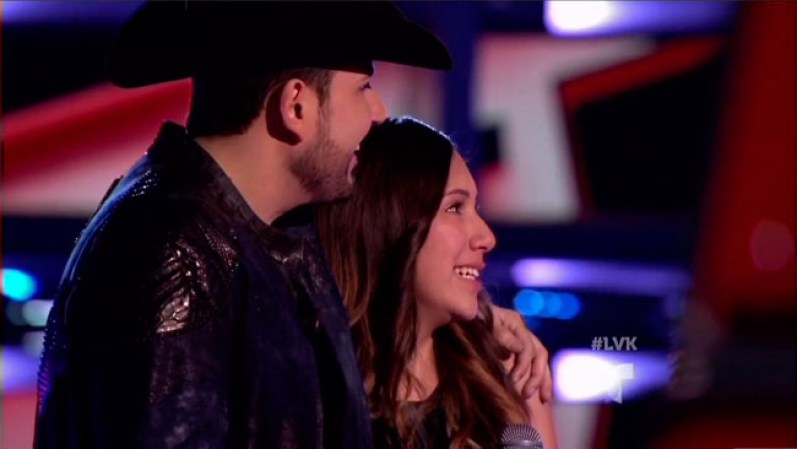 La joven interpretó “Burn”, lo que le valió un puesto en el Team Tapia.