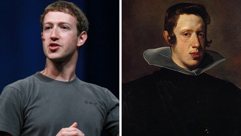 Mark Zuckerberg y Philip IV