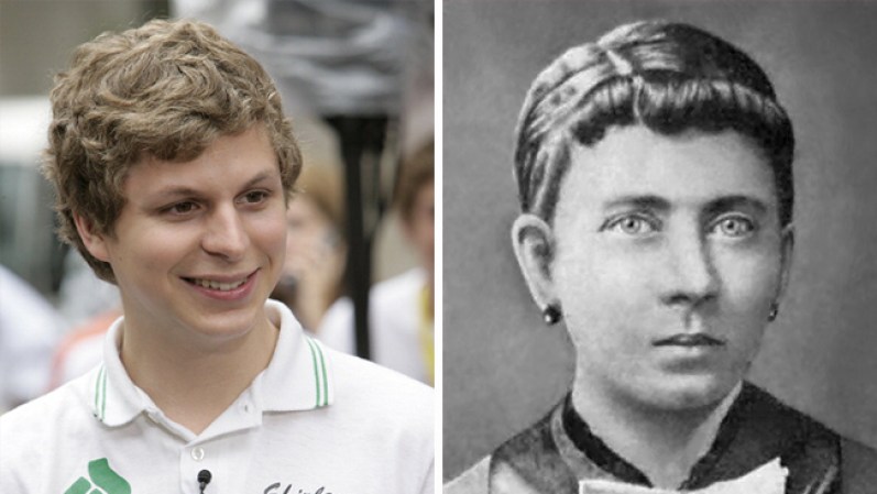 Michael Cera y la madre de Hitler, Klara Hitler.