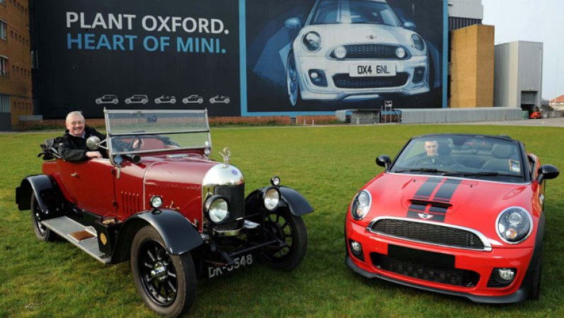 Morris Motor Limited lanzó al mercado el primer vehículo el 28 de marzo del 1913, el Bullnose. Cien años después, el modelo más reciente es el flamante Mini Cooper.