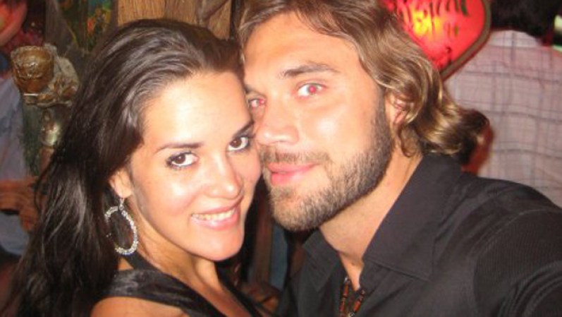Fotos de la actriz junto a su ex esposo, el británico Thomas Henry Berry, ambos asesinados en Venezuela el 6 de enero de 2014.