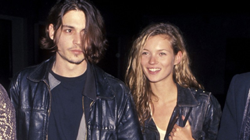 Johnny Depp y Kate Moss