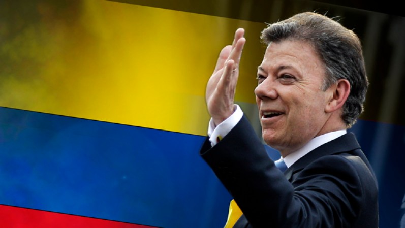 Juan Manuel Santos es el presidente de Colombia