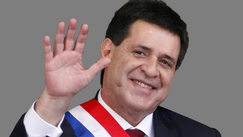 Horacio Manuel Cartes Jara presidente de Paraguay.