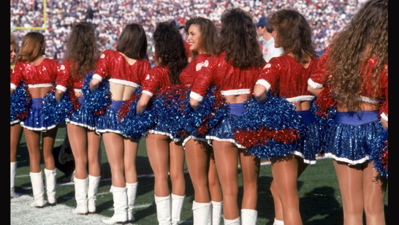 Porristas de los Bills de Buffalo, en Súper Tazón XXVII, en 1993.