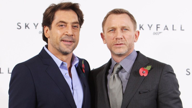 En la película se quieren matar, pero en la vida real ya son buenos amigos: Javier Bardem es el malo de "Skyfall" que pelea contra James Bond (Daniel Craig).