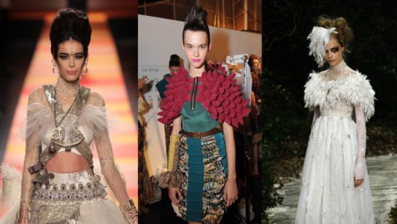 Los desfiles en las Semanas de la Moda son verdaderos shows. Por lo tanto, los diseñadores proponen looks atrevidos, que dan que hablar, para justamente montar shows creativos ¡Mira estos looks locos y llamativos!