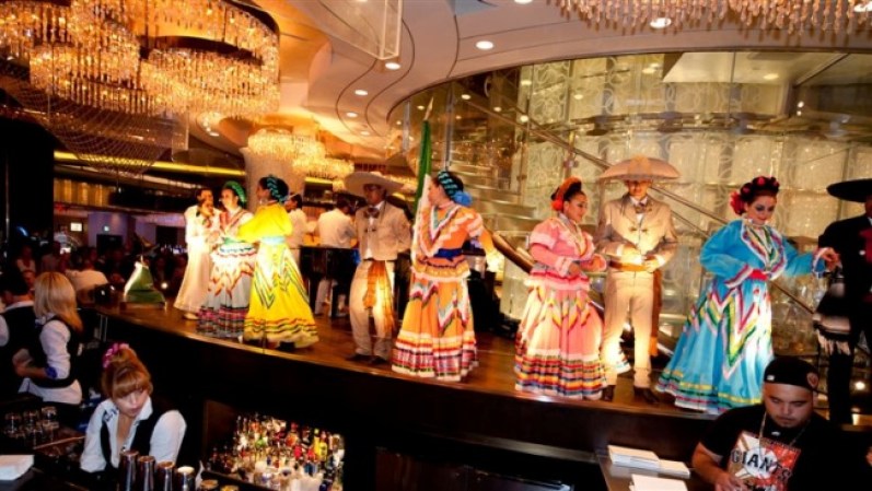Como no podía ser de otra forma, incluso en el interior de sus casinos, el 16 de septiembre se festeja por todo la alto en las Vegas.