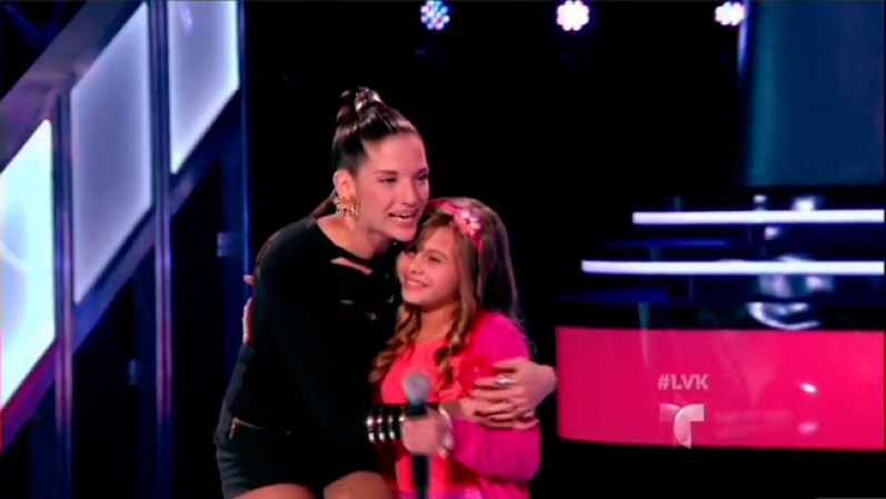 La niña decidió unirse a Team Natalia.