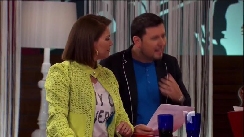 Olga Tañón fue la artista que acompañó a Roberto Tapia.