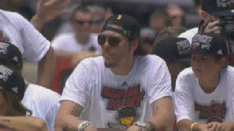 Magistral desfile de la victoria de los campeones Miami Heat